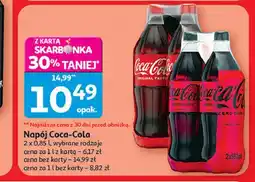 Auchan Napój Coca-Cola (2 x 0,85 l) oferta