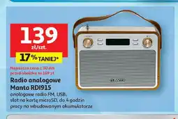 Auchan Radio analogowe Manta RDI915 oferta