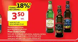 Auchan Piwo Złoty Cesky (0,5 l) oferta