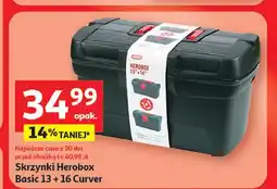 Auchan Skrzynki Herobox Basic 13 + 16 Curver oferta