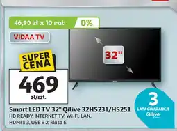 Auchan Smart LED TV 32'' Qilive 32HS231/HS251 oferta