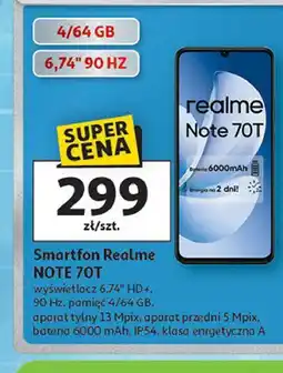 Auchan Smartfon Realme NOTE 70T 4/64 GB oferta