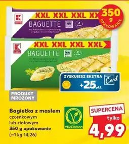 Kaufland Bagietka z masłem czosnkowym oferta