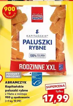 Kaufland Paluszki rybne kapitańskie z fileta z mintaja oferta