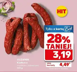 Kaufland Kiełbasa jałowcowa oferta