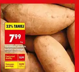 Biedronka Ziemniaki słodkie bataty na wagę oferta