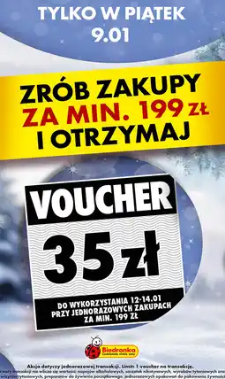 Biedronka Voucher 35 zł oferta