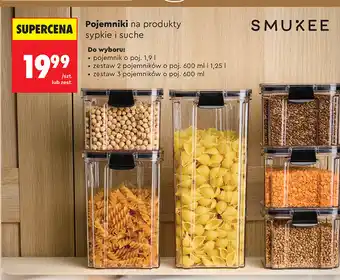 Pojemniki na produkty sypkie i suche SMUKEE