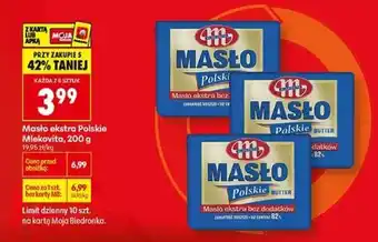Biedronka Masło Ekstra Polskie Mlekovita , 200 g oferta
