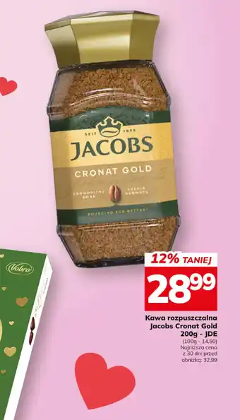 Kawa rozpuszczalna Jacobs Cronat Gold 200g