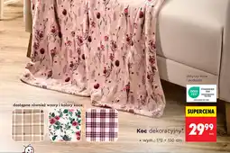 Biedronka Koc dekoracyjny 170*150 oferta