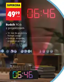 Biedronka Budzik RGB z projektorem oferta