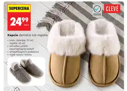 Biedronka Kapcie damskie lub męskie oferta