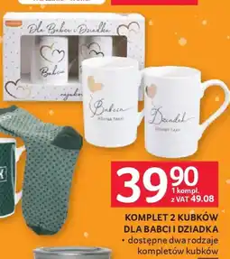 Selgros KOMPLET 2 KUBKÓW DLA BABCI I DZIADKA oferta