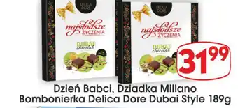 Dzień Babci, Dziadka Millano Bombonierka Delica Dore Dubai Style 189g