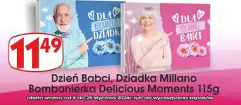 Dzień Babci, Dziadka Millano Bombonierka Delicious Moments 115g
