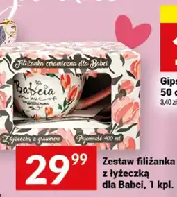 Twój Market 99 Zestaw filiżanka z łyżeczką dla Babci, 1 kpl. oferta