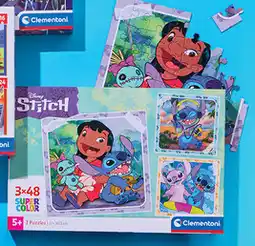 Biedronka Clementoni Zestaw 3 układanek Stitch, 3x48 elementów oferta