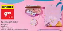 Biedronka Upominek dla babci (lusterko, ścierka kuchenna, etui ze ściereczką i sznurkiem do okularów) oferta