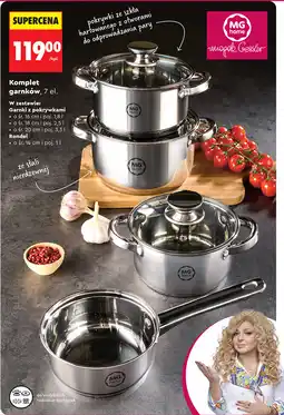 Biedronka Komplet garnków, 7 el. (MG home) oferta
