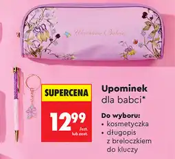 Biedronka Upominek dla babci (kosmetyczka lub długopis z breloczkiem do kluczy) oferta