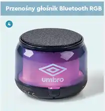 Biedronka Przenośny głośnik Bluetooth RGB oferta