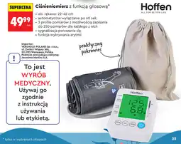 Biedronka Ciśnieniomierz z funkcją głosową Hoffen oferta