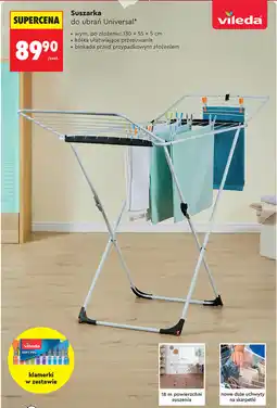 Biedronka Suszarka do ubrań Universal Vileda oferta
