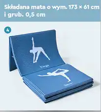 Biedronka Składana mata o wym. 173 x 61 cm i grub. 0,5 cm oferta