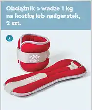 Biedronka Obciążnik o wadze 1 kg na kostkę lub nadgarstek, 2 szt oferta