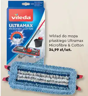 Biedronka Wkład do mopa płaskiego Ultramax Microfibre & Cotton oferta