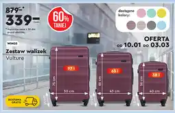 Biedronka Zestaw walizek Vulture oferta