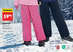 Biedronka Spodnie zimowe dziecięce oferta