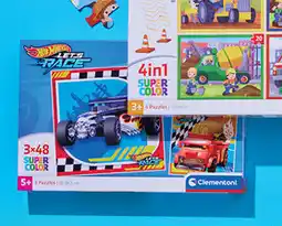 Biedronka Clementoni Zestaw 3 układanek Hot Wheels, 3x48 elementów oferta