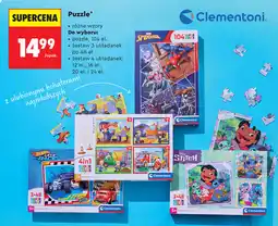 Biedronka Clementoni Puzzle 104 elementów Spiderman (lub inne wzory) oferta