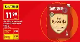 Biedronka Ser żółty w plastrach Rycerski Światowid oferta