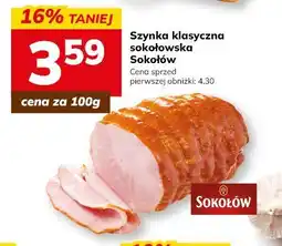 Hitpol Szynka klasyczna Sokołowska oferta