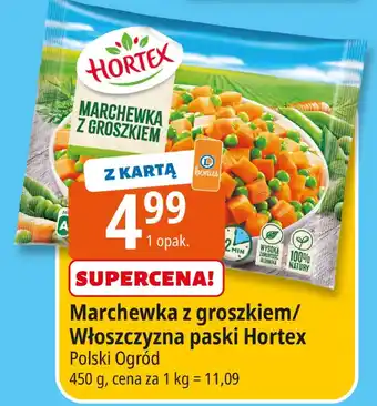 E.Leclerc Marchewka z groszkiem/Włoszczyzna paski Hortex Polski Ogród oferta