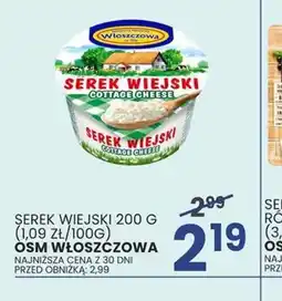 Wafelek OSM Włoszczowa Serek Wiejski oferta