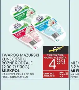 Wafelek Mlekpol Twaróg Mazurski Klinek oferta