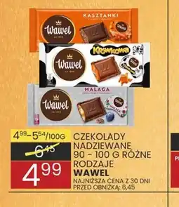 Wafelek Wawel czekolady nadziewane oferta