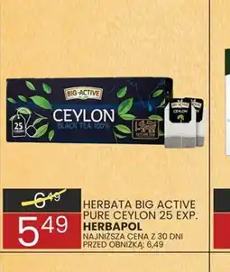 Wafelek BIG ACTIVE Herbata Pure Ceylon oferta