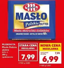 Kaufland MLEKOVITA Masło Polskie ekstra oferta