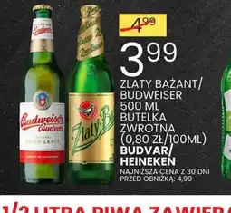 Wafelek Złoty Bażant / Budweiser oferta