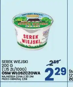 Wafelek OSM Włoszczowa Serek Wiejski oferta