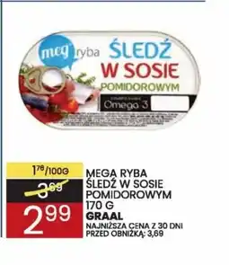 Wafelek Mega Ryba Sledź w sosie pomidorowym oferta
