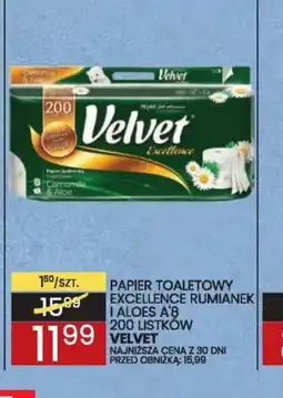 Wafelek Velvet Papier toaletowy oferta