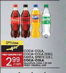 Wafelek Napoje Coca-Cola Fanta Sprite oferta