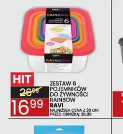 Wafelek Ravi Zestaw pojemników Rainbow oferta