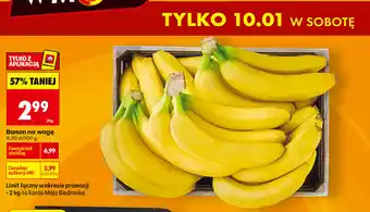 Biedronka Banan na wagę oferta